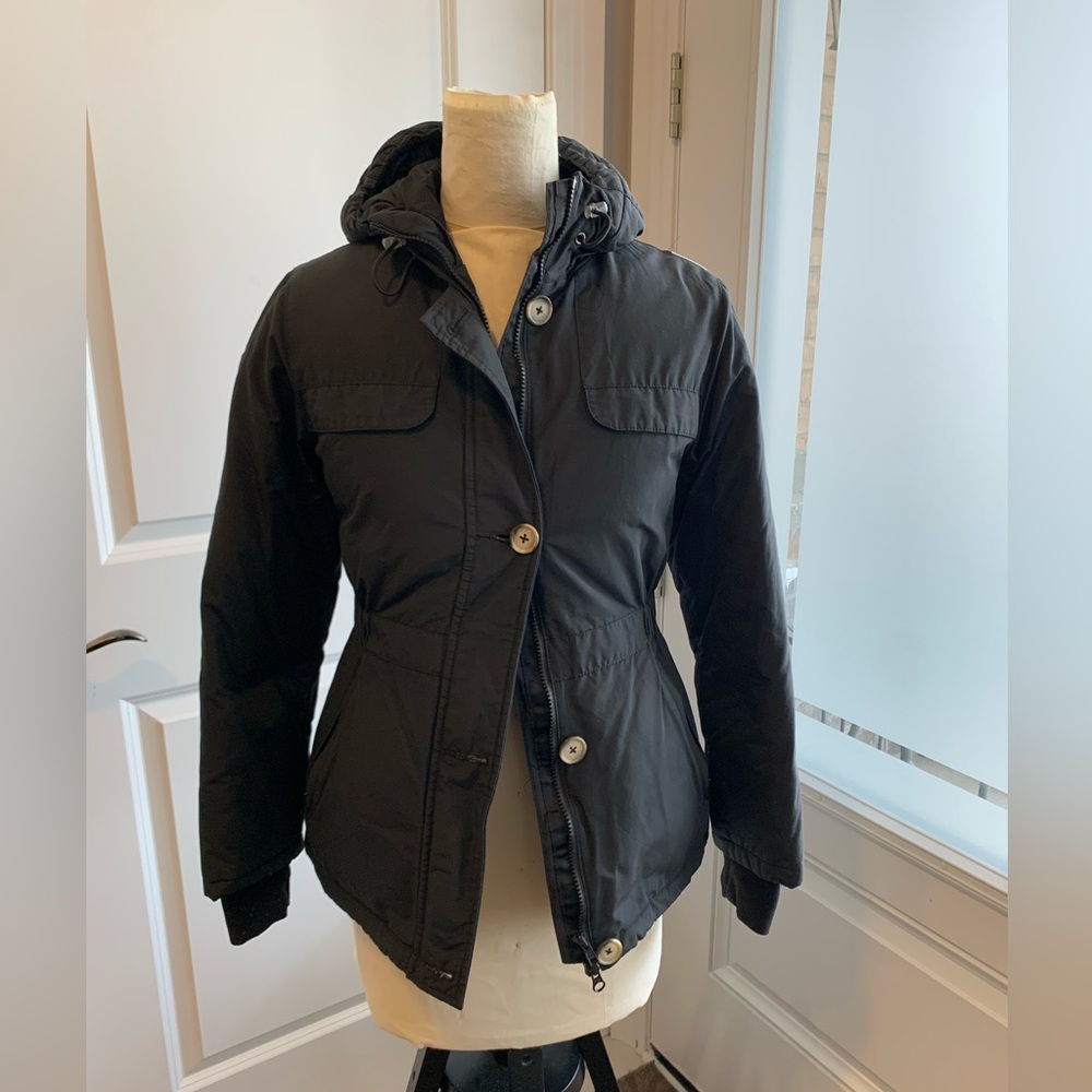 CDN Spirit - Women's Black Down Filled Hooded Jacket - Size S